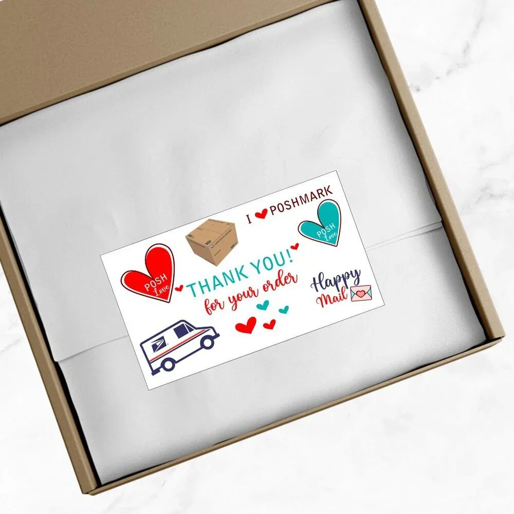 ♥️ 5x25 / 50  Thank You Cards